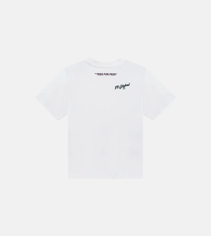 F5 Girls Regular Fit Graphic T-Shirt - White